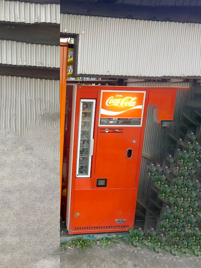 パンの缶詰自販機写真